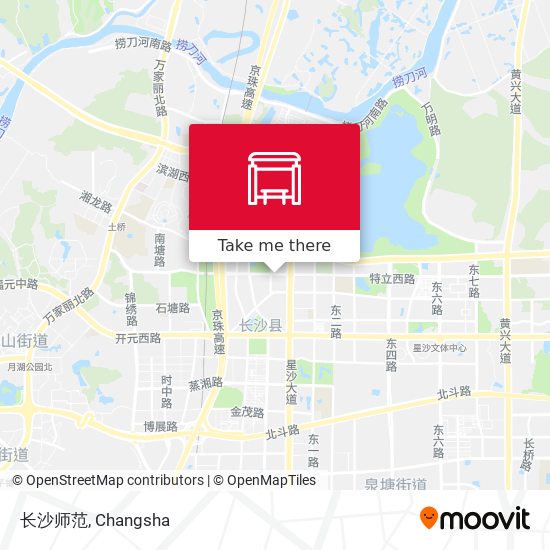 长沙师范 map