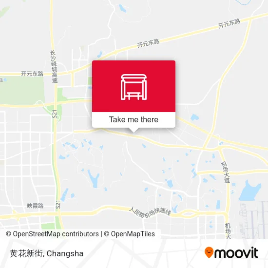 黄花新街 map