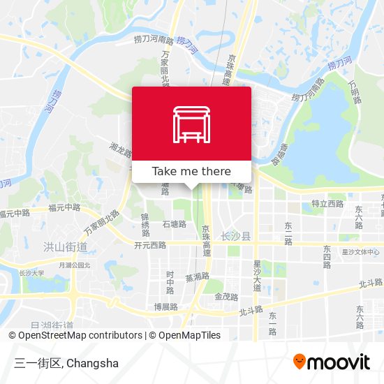 三一街区 map