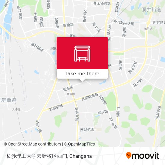 长沙理工大学云塘校区西门 map