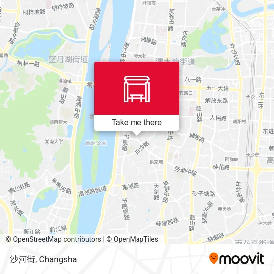 沙河街 map