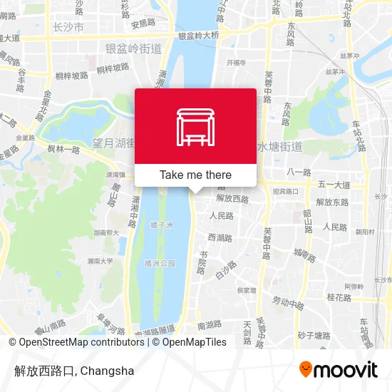 解放西路口 map