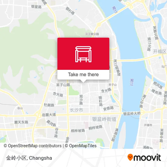 金岭小区 map