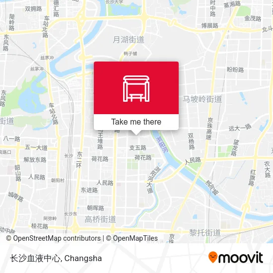 长沙血液中心 map