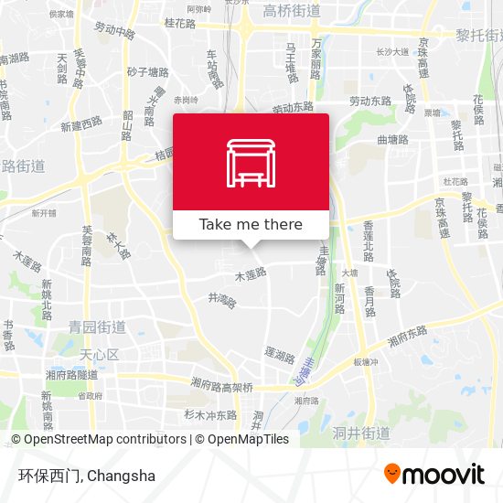 环保西门 map
