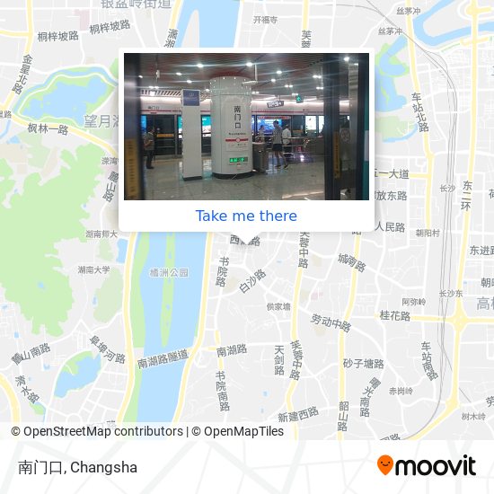 南门口 map