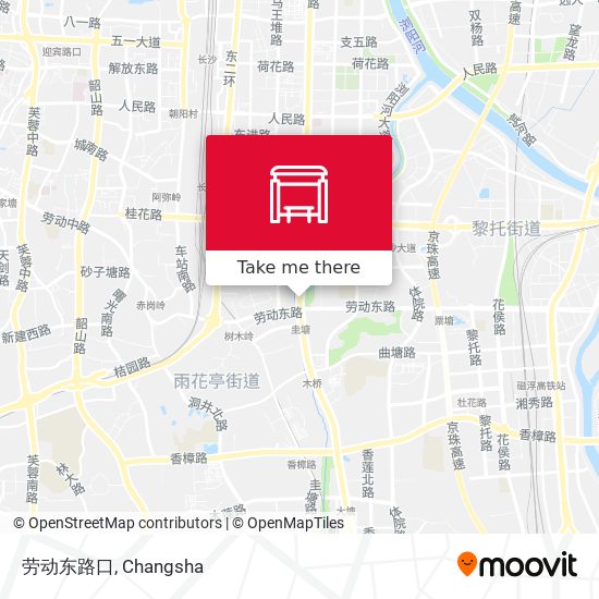 劳动东路口 map