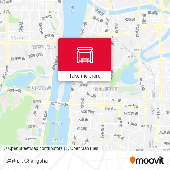 巡道街 map