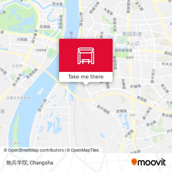 炮兵学院 map