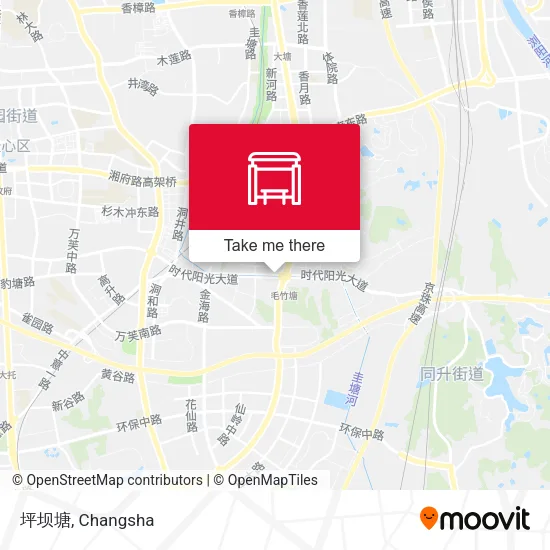 坪坝塘 map