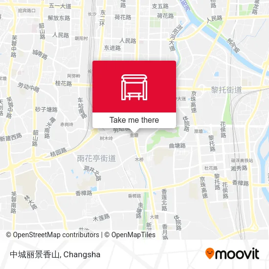 中城丽景香山 map