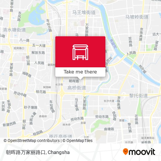 朝晖路万家丽路口 map
