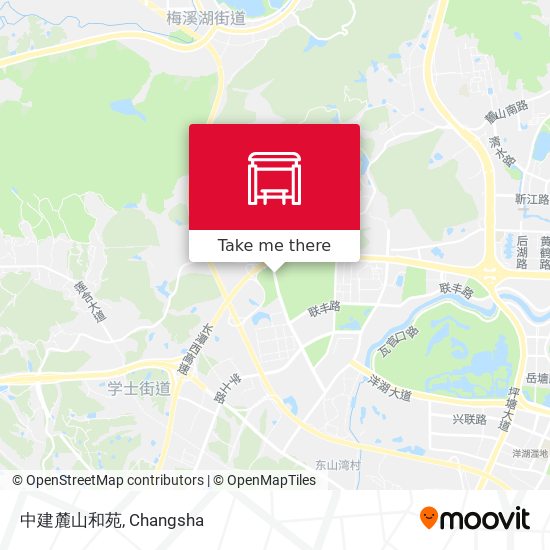 中建麓山和苑 map