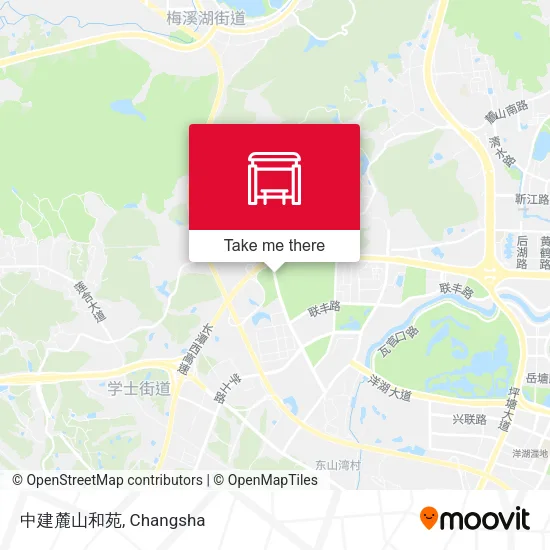 中建麓山和苑 map