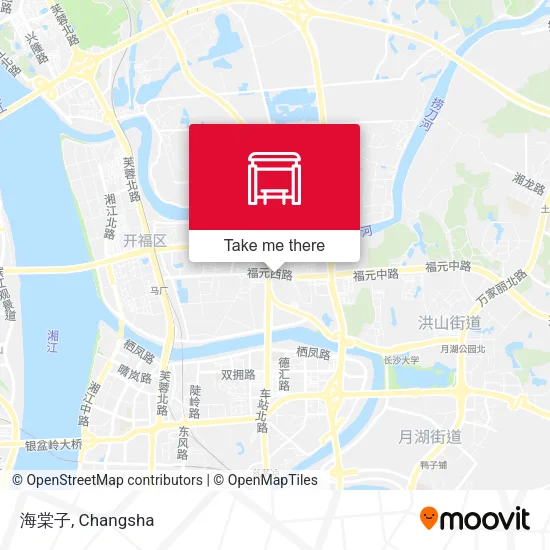 海棠子 map