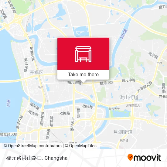 福元路洪山路口 map
