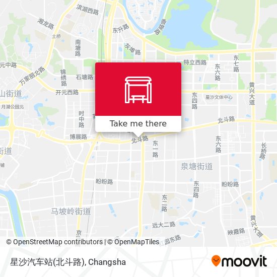 星沙汽车站(北斗路) map