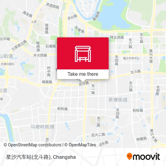 星沙汽车站(北斗路) map