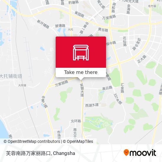 芙蓉南路万家丽路口 map