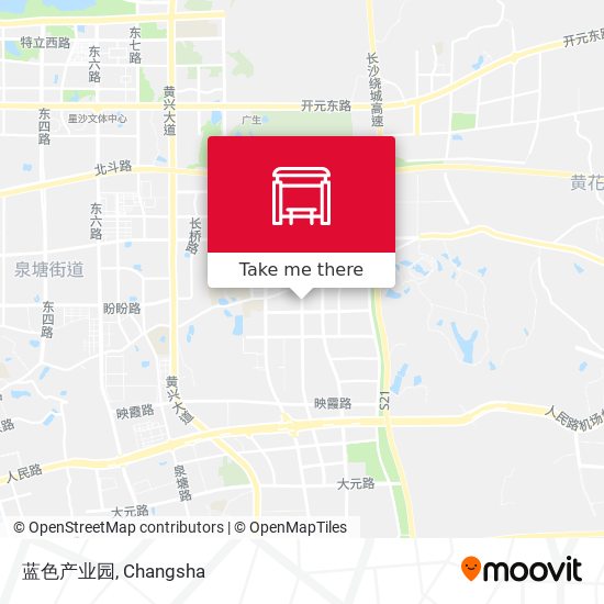 蓝色产业园 map