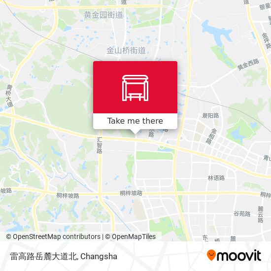 雷高路岳麓大道北 map