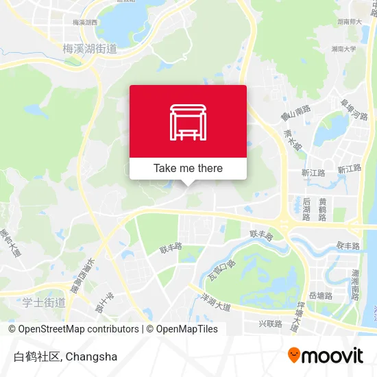 白鹤社区 map