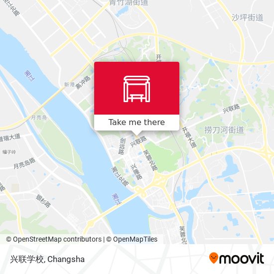 兴联学校 map
