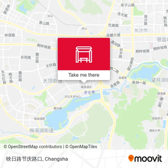 映日路节庆路口 map