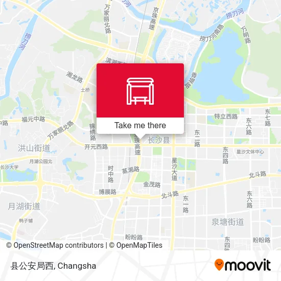 县公安局西 map