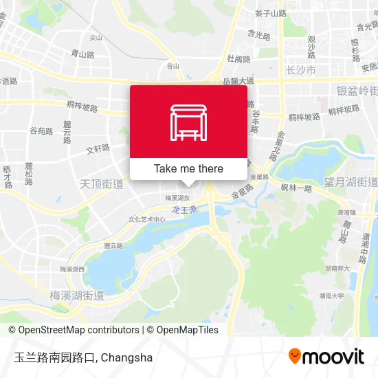 玉兰路南园路口 map