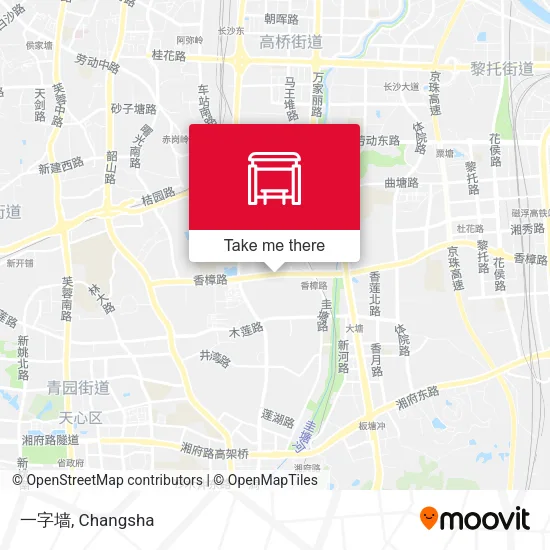 一字墙 map