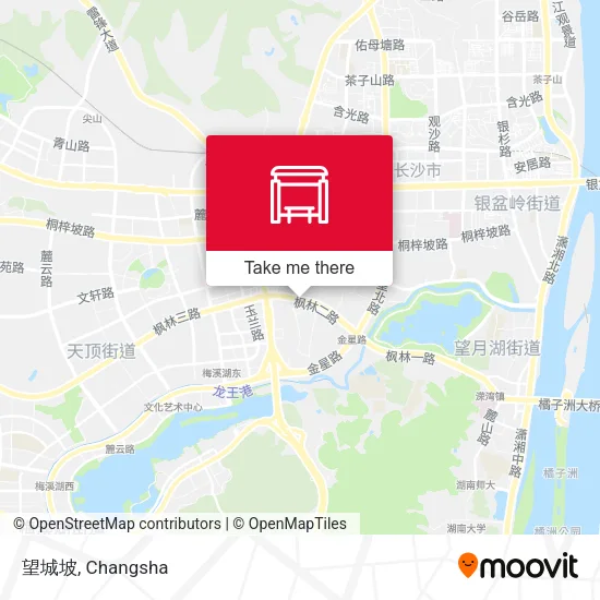 望城坡 map