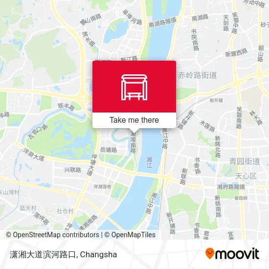 潇湘大道滨河路口 map