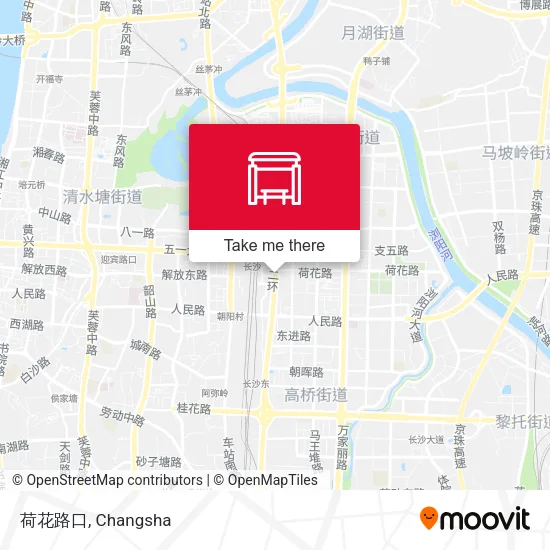 荷花路口 map