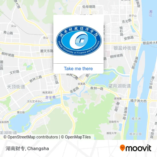 湖南财专 map