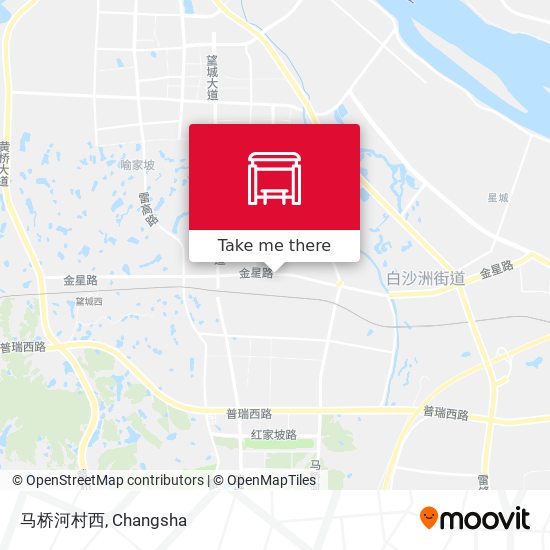 马桥河村西 map