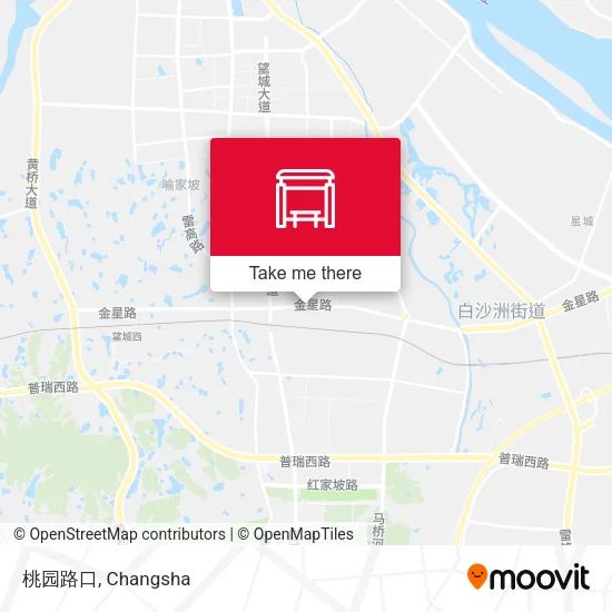 桃园路口 map