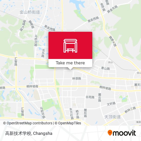 高新技术学校 map
