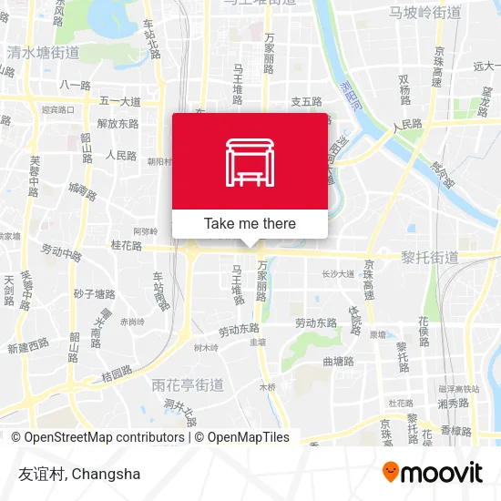 友谊村 map