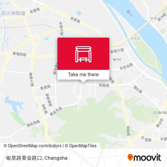 银星路黄金路口 map
