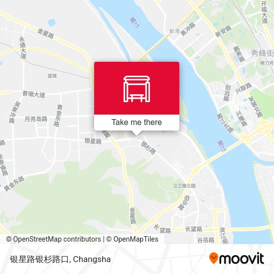 银星路银杉路口 map
