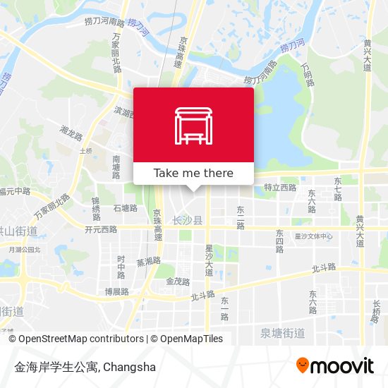 金海岸学生公寓 map