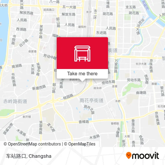 车站路口 map