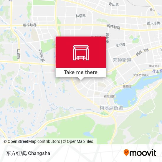 东方红镇 map