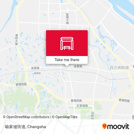 喻家坡街道 map