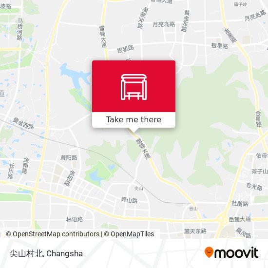 尖山村北 map