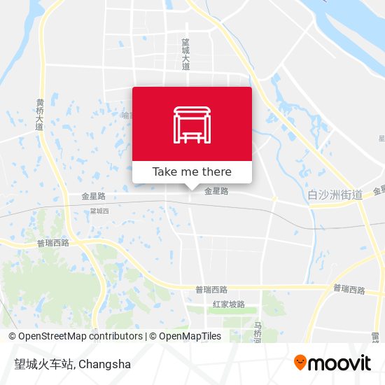 望城火车站 map
