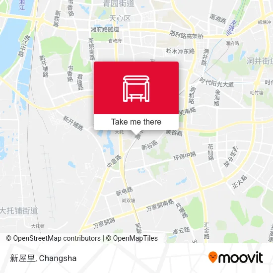 新屋里 map