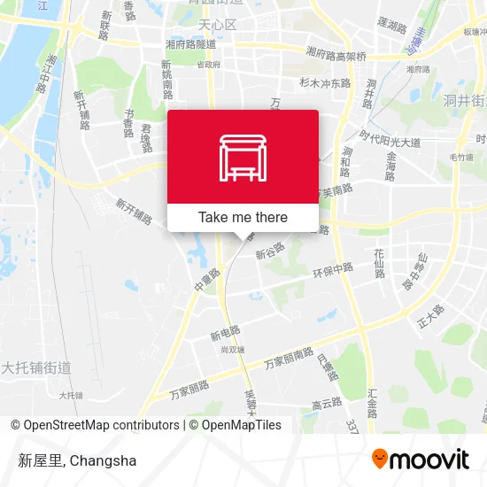 新屋里 map