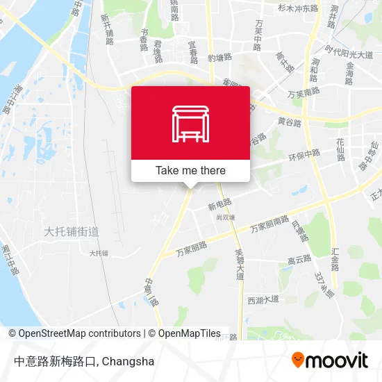 中意路新梅路口 map
